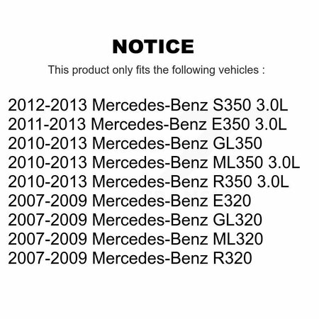 Pur Air Filter, For Mercedes-Benz E350 ML350 GL350 ML320 E320 R350 GL320 R320 S350, 2PK K57-100172
